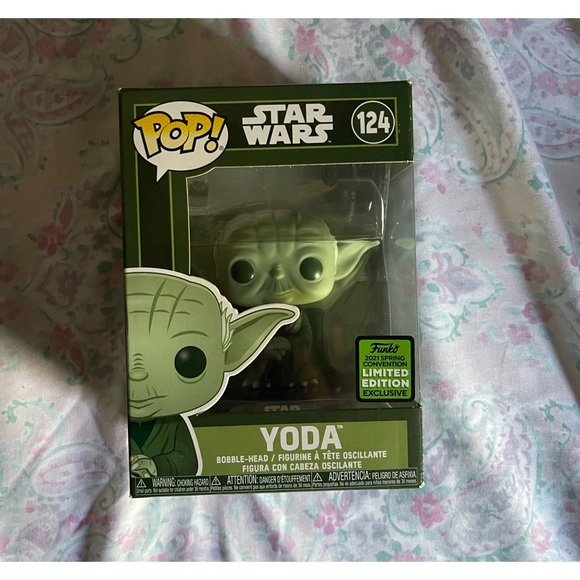Disney Star Wars Yoda limited edition spring 2021 convention Funko Pop figure - Picture 1 of 7
